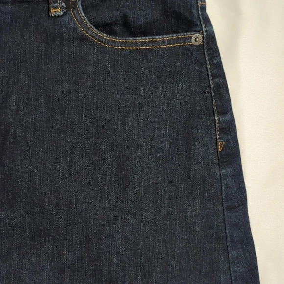 Gap High-Waisted Button-Front Mini Jean Skirt, Color Scottie Size 29T - Picture 6 of 12